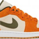 Mens Wmns Air Jordan 1 Low SE Light Curry DH6931 102