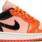 Mens Wmns Air Jordan 1 Low SE Rush Orange Black DM3379 600