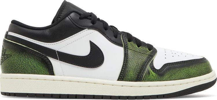 Mens Wmns Air Jordan 1 Low SE Wear-Away - Electric Green DN3705 003