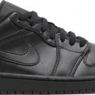 Mens Wmns Air Jordan 1 Low Triple Black 2022 553558 093