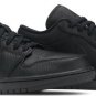 Mens Wmns Air Jordan 1 Low Triple Black 553558 091