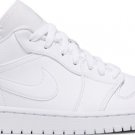 Mens Wmns Air Jordan 1 Low Triple White 553558 112