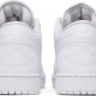 Mens Wmns Air Jordan 1 Low Triple White 553558 112