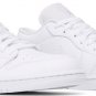 Mens Wmns Air Jordan 1 Low Triple White 553558 112
