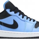 Mens Wmns Air Jordan 1 Low University Blue Black 553558 403