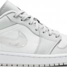Mens Wmns Air Jordan 1 Low White Camo DC9036 100