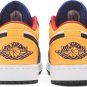 Mens Wmns Air Jordan 1 Low White Deep Royal Blue 553558 123