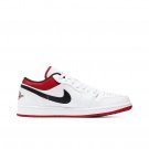 Mens Wmns Air Jordan 1 Low White University Red 553558 118