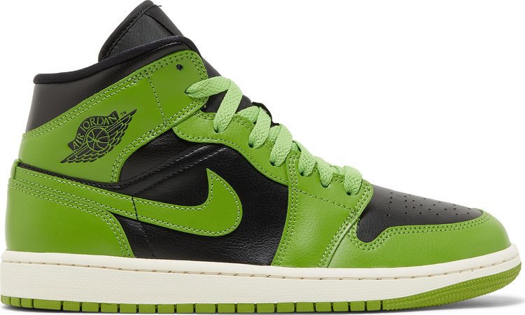 Mens Wmns Air Jordan 1 Mid Altitude Green BQ6472 031