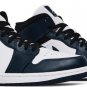 Mens Wmns Air Jordan 1 Mid Armory Navy 554724 411