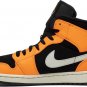 Mens Wmns Air Jordan 1 Mid Black Cone 554724 062