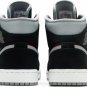 Mens Wmns Air Jordan 1 Mid Black Grey 554724 060