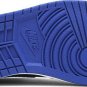 Mens Wmns Air Jordan 1 Mid Black Hyper Royal 554724 068