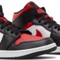 Mens Wmns Air Jordan 1 Mid Bred Toe 554724 079