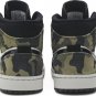 Mens Wmns Air Jordan 1 Mid Camo CW5490 001