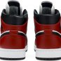 Mens Wmns Air Jordan 1 Mid Chicago Black Toe 554724 069