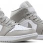 Mens Wmns Air Jordan 1 Mid College Grey 554724 082