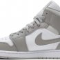 Mens Wmns Air Jordan 1 Mid College Grey 554724 082
