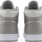 Mens Wmns Air Jordan 1 Mid College Grey 554724 082