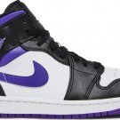 Mens Wmns Air Jordan 1 Mid Dark Iris 554724 095