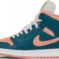Mens Wmns Air Jordan 1 Mid Dark Teal Green BQ6472 308