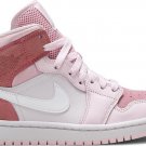 Mens Wmns Air Jordan 1 Mid Digital Pink CW5379 600