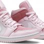 Mens Wmns Air Jordan 1 Mid Digital Pink CW5379 600