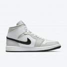 Mens Wmns Air Jordan 1 Mid Grey Fog BQ6472 015