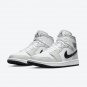 Mens Wmns Air Jordan 1 Mid Grey Fog BQ6472 015