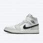 Mens Wmns Air Jordan 1 Mid Grey Fog BQ6472 015