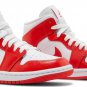 Mens Wmns Air Jordan 1 Mid Habanero Red BQ6472 116