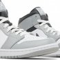 Mens Wmns Air Jordan 1 Mid Light Smoke Grey 554724 078