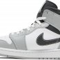 Mens Wmns Air Jordan 1 Mid Light Smoke Grey 554724 078