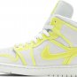 Mens Wmns Air Jordan 1 Mid LX Off White Opti Yellow DA5552 107