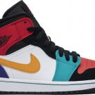 Mens Wmns Air Jordan 1 Mid Multi-Color 554724 125