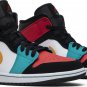 Mens Wmns Air Jordan 1 Mid Multi-Color 554724 125