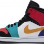 Mens Wmns Air Jordan 1 Mid Multi-Color 554724 125