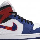 Mens Wmns Air Jordan 1 Mid Multicolored Swoosh 852542 146