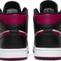 Mens Wmns Air Jordan 1 Mid Noble Red 554724 066
