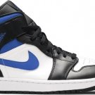 Mens Wmns Air Jordan 1 Mid Racer Blue 554724 140