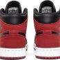 Mens Wmns Air Jordan 1 Mid Reverse Banned 554724 610