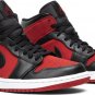 Mens Wmns Air Jordan 1 Mid Reverse Banned 554724 610