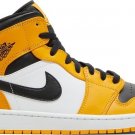 Mens Wmns Air Jordan 1 Mid Reverse Yellow Toe 554724 701