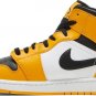 Mens Wmns Air Jordan 1 Mid Reverse Yellow Toe 554724 701