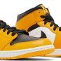 Mens Wmns Air Jordan 1 Mid Reverse Yellow Toe 554724 701