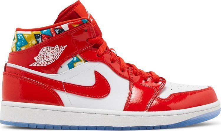 Mens Wmns Air Jordan 1 Mid SE Barcelona Sweater DC7294 600