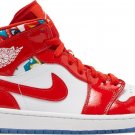 Mens Wmns Air Jordan 1 Mid SE Barcelona Sweater DC7294 600