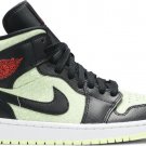 Mens Wmns Air Jordan 1 Mid SE Black Barely Volt CV5276 003