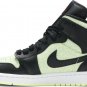 Mens Wmns Air Jordan 1 Mid SE Black Barely Volt CV5276 003