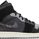 Mens Wmns Air Jordan 1 Mid SE Craft Inside Out - Black DM9652 001